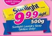 Sunlight Laundry Soap Yellow Only-500g