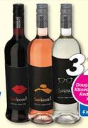Douglas Green Sun-Kissed Natural Sweet Red/Rose/White Wine-6 x 750ml Each