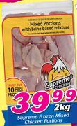 Supreme Frozen Mixed Chicken Portions-2Kg