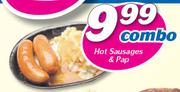 Hot Sausages & Pap Combo