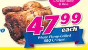 Whole Flame-Grilled BBQ Chicken-Each