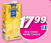First Choice Vanilla Custard-1Ltr