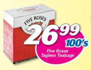 Five Roses Tagless Teabags-100's Pack