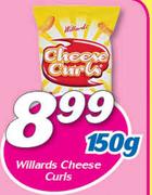 Willards Cheese Curls-150g