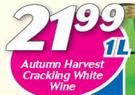 Autumn Harvest Crackling White Wine-1Ltr
