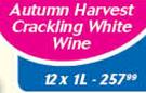 Autumn Harvest Crackling White Wine-12x1Ltr