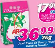 Ariel Touch Of Downy Hand Washing Powder-2Kg