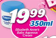 Elizabeth Anne's Baby Aqueous Cream-350ml