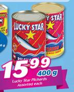 Lucky Star Pilchards-400g Each