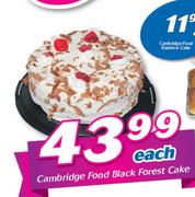 Cambridge Food Black Forest Cake-Each