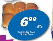 Cambridge Food School Buns-6's