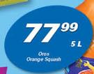 Oros Orange Squash-5Ltr
