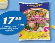 Cambridge Food Frozen Chunkey Mixed Vegetables-1Kg
