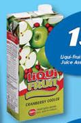 Liquid-Fruit 100% Fruit Juice-1Ltr Each