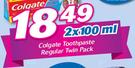 Colgate Toothpaste Regular Twin Pack-2x100ml