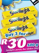 Sunlight Laundry Bar (Yellow Only)-3x500g
