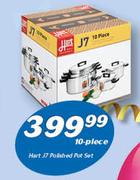 Hart J7 10-Piece Polished Pot Set