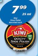 Kiwi Shoe Polish-25ml Each