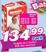 Huggies Dry Comfort Bulk Size-Each