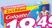 Colgate Toothpaste Regular Twin Pack-2x100ml