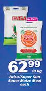 Iwisa/ Super Sun Super Maize Meal-10kg Each