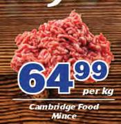 Cambridge Food Mince-Per kg