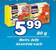 Moirs Jelly-80g Each