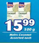 Moirs Coconut-500g Each