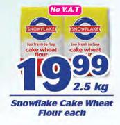 Snowflake Cake Wheat Flour-2.5kg Each