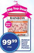 Rainbow Frozen Mixed Chicken Portions-4kg