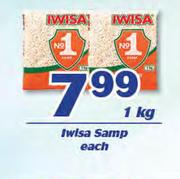 Iwisa Samp-1kg Each