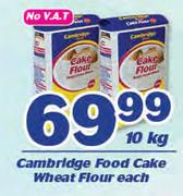 Cambridge Food Cake Wheat Flour-10kg Each
