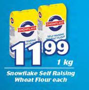 Snowflake Self Raising Wheat Flour-1kg Each