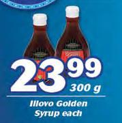 Illovo Golden Syrup-300g Each