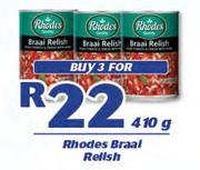 Rhodes Braai Relish-3x410g
