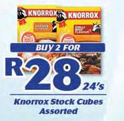 Knorrox Stock Cubes-2x24's