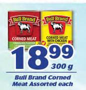 Bull Brand Corned Meat-300g Each
