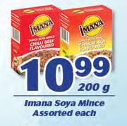 Imana Soya Mince-200g Each