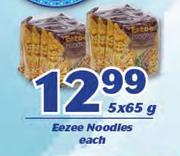 Eezee Noodles-5x65g Each