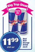 Red Bull Energy Drink-250ml Each