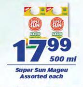 Super Sun Mageu-500ml Each