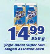 Yogo Boost Super Sun Mageu-950g Each