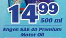 Engen SAE 40 Premium Motor Oil-500ml