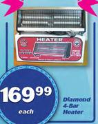 Diamond 4 Bar Heater-Each