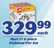 Hart J7 6 Piece Polished Pot Set-Each