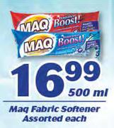 Maq Fabric Softener Assorted-500ml Each