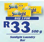 Sunlight Laundry Bar-3 x 500g