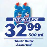 Toilet Duck Assorted-2 x 500ml