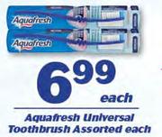Aquafresh Universal Toothbrush Assorted-Each