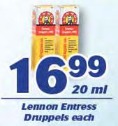 Lennon Entress Druppeis-20ml Each